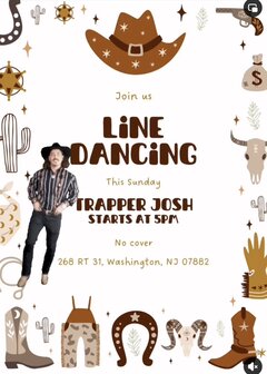 Line dancing flyer