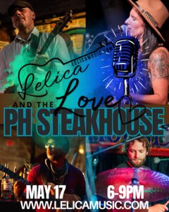 Lelica and The Love May 17th from 6 to 9pm
