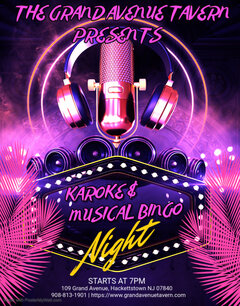 Karaoke & Musical Bingo Night - starts at 7pm