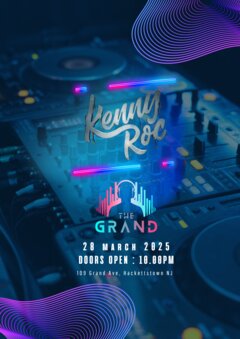 Kenny Roc - The Grand 28 March 2025, doors open at 10pm